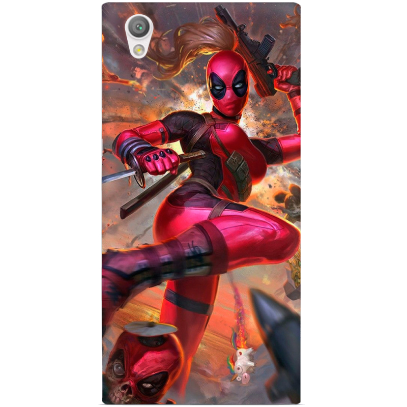 Чехол Uprint Sony Xperia L1 G3312 Woman Deadpool