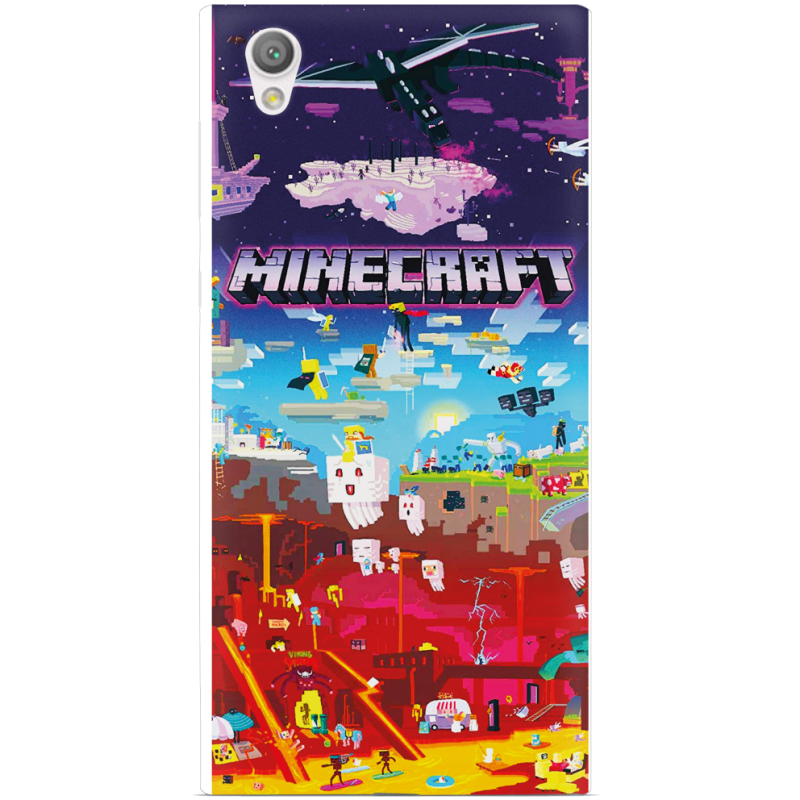 Чехол Uprint Sony Xperia L1 G3312 Minecraft World Beyond