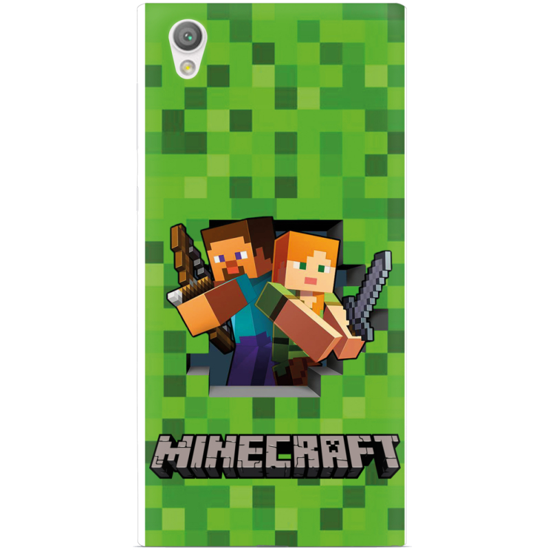 Чехол Uprint Sony Xperia L1 G3312 Майнкрафт Стів і Алекс
