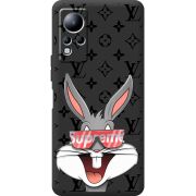 Черный чехол BoxFace Infinix Note 12 looney bunny