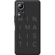 Черный чехол BoxFace Infinix Note 12 Minimalistic