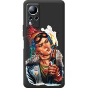 Черный чехол BoxFace Infinix Note 12 Tanker Girl