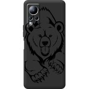 Черный чехол BoxFace Infinix Note 12 Grizzly Bear