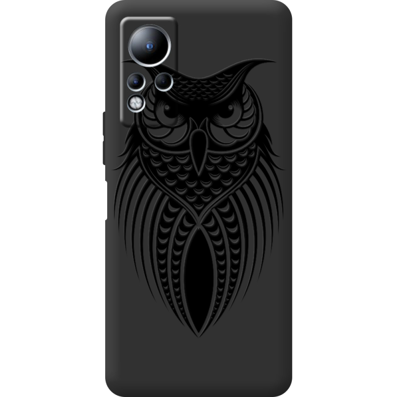 Черный чехол BoxFace Infinix Note 12 Owl