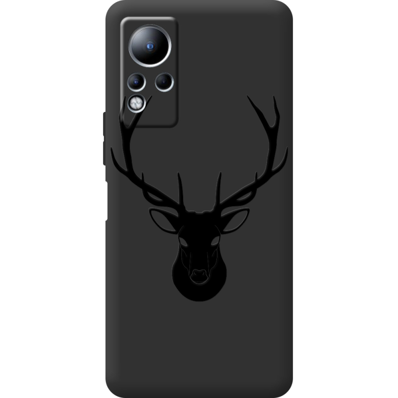 Черный чехол BoxFace Infinix Note 12 Deer