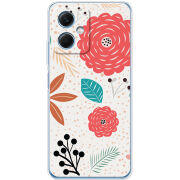 Чехол BoxFace Xiaomi Redmi Note 12 (China) Line Flowers