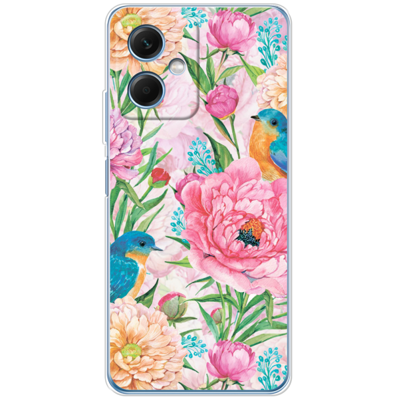 Чехол BoxFace Xiaomi Redmi Note 12 (China) Birds in Flowers