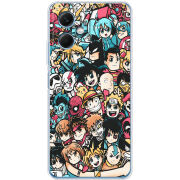 Чехол BoxFace Xiaomi Redmi Note 12 (China) Anime Stickers