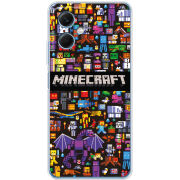 Чехол BoxFace Xiaomi Redmi Note 12 (China) Minecraft Mobbery