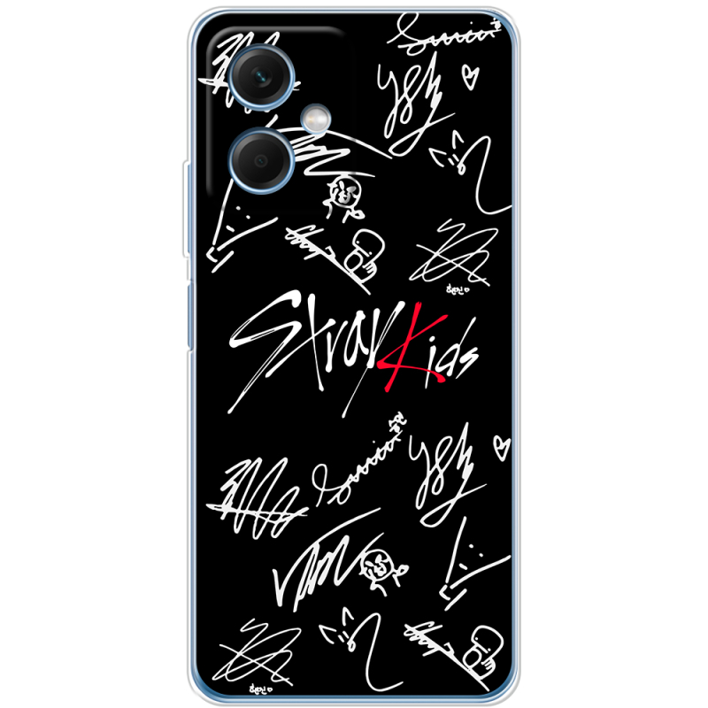 Чехол BoxFace Xiaomi Redmi Note 12 (China) Stray Kids автограф