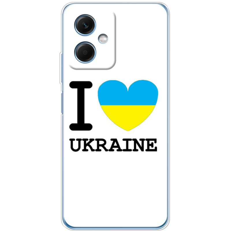 Чехол BoxFace Xiaomi Redmi Note 12 (China) I love Ukraine