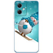 Чехол BoxFace Xiaomi Redmi Note 12 (China) Skier Snowman