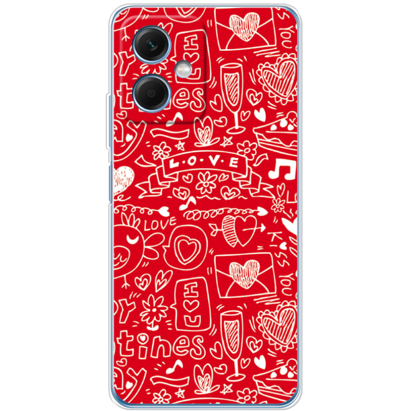 Чехол BoxFace Xiaomi Redmi Note 12 (China) Happy Valentines