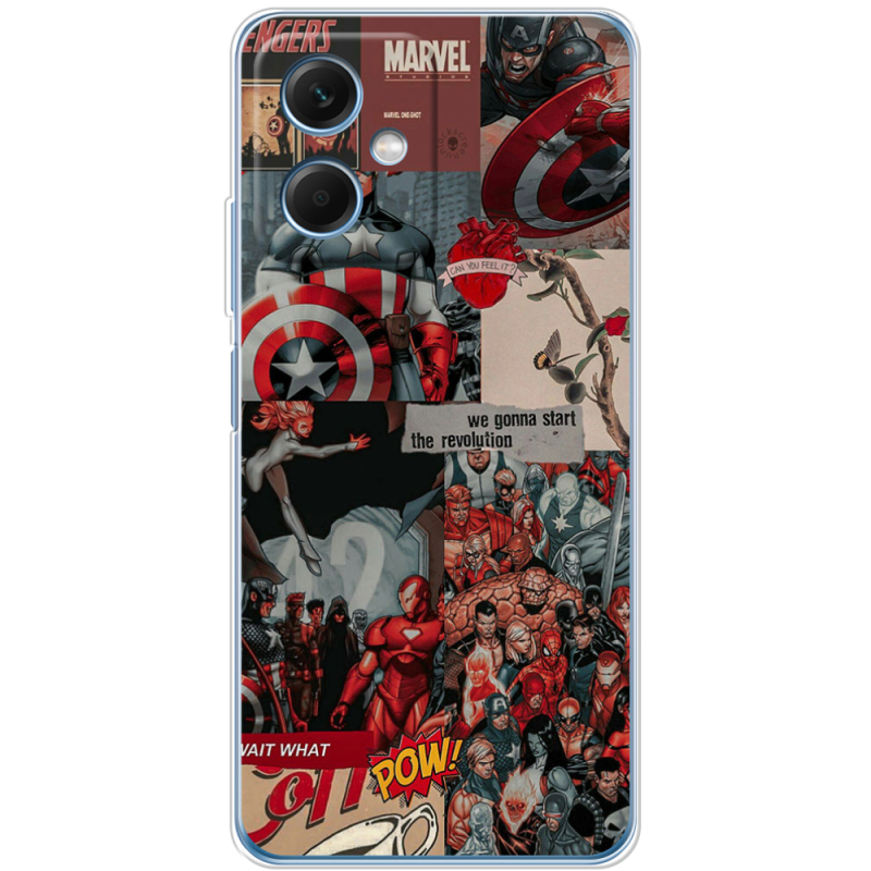 Чехол BoxFace Xiaomi Redmi Note 12 (China) Marvel Avengers