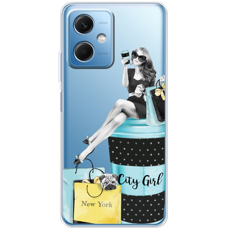 Прозрачный чехол BoxFace Xiaomi Redmi Note 12 (China) City Girl