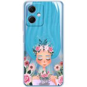 Прозрачный чехол BoxFace Xiaomi Redmi Note 12 (China) Blue Hair