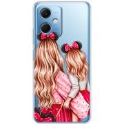 Прозрачный чехол BoxFace Xiaomi Redmi Note 12 (China) Mouse Girls