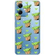 Прозрачный чехол BoxFace Xiaomi Redmi Note 12 (China) Pattern Baby Yoda