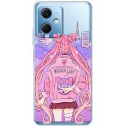 Прозрачный чехол BoxFace Xiaomi Redmi Note 12 (China) Wiked Lady