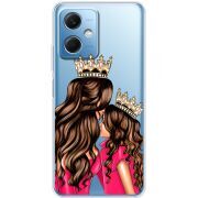 Прозрачный чехол BoxFace Xiaomi Redmi Note 12 (China) Queen and Princess