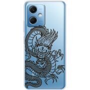 Прозрачный чехол BoxFace Xiaomi Redmi Note 12 (China) Chinese Dragon