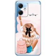 Прозрачный чехол BoxFace Xiaomi Redmi Note 12 (China) Travel Girl