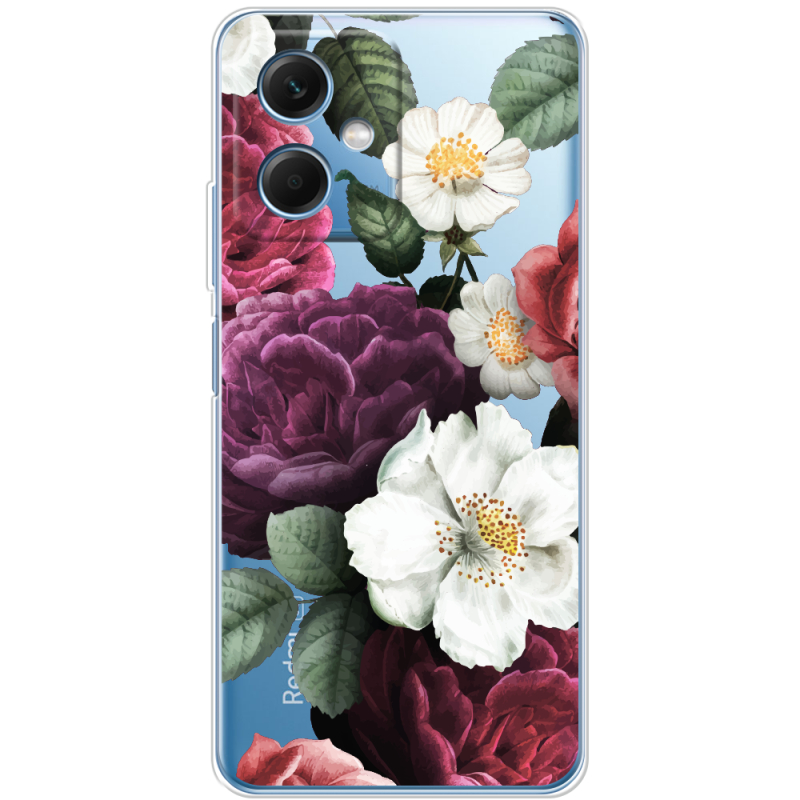 Прозрачный чехол BoxFace Xiaomi Redmi Note 12 (China) Floral Dark Dreams