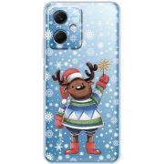 Прозрачный чехол BoxFace Xiaomi Redmi Note 12 (China) Christmas Deer with Snow