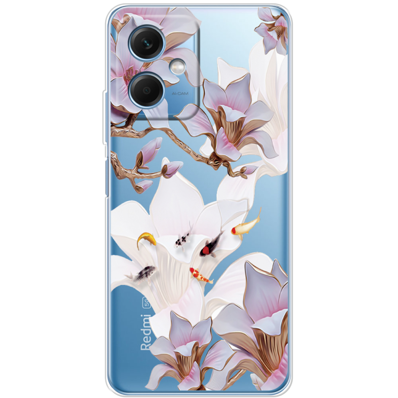 Прозрачный чехол BoxFace Xiaomi Redmi Note 12 (China) Chinese Magnolia