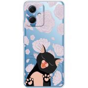 Прозрачный чехол BoxFace Xiaomi Redmi Note 12 (China) Meow