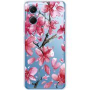 Прозрачный чехол BoxFace Xiaomi Redmi Note 12 (China) Pink Magnolia