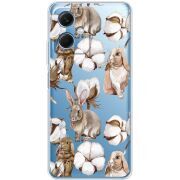 Прозрачный чехол BoxFace Xiaomi Redmi Note 12 (China) Cotton and Rabbits