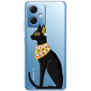 Чехол со стразами BoxFace Xiaomi Redmi Note 12 (China) Egipet Cat