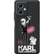 Черный чехол BoxFace Xiaomi Redmi Note 12 (China) For Karl