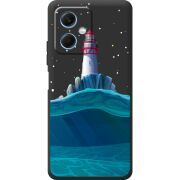 Черный чехол BoxFace Xiaomi Redmi Note 12 (China) Lighthouse