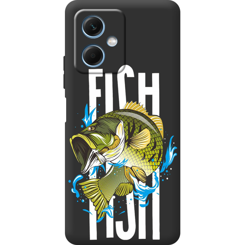 Черный чехол BoxFace Xiaomi Redmi Note 12 (China) Fish