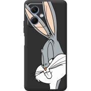 Черный чехол BoxFace Xiaomi Redmi Note 12 (China) Lucky Rabbit