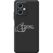 Черный чехол BoxFace Xiaomi Redmi Note 12 (China) Pew Pew