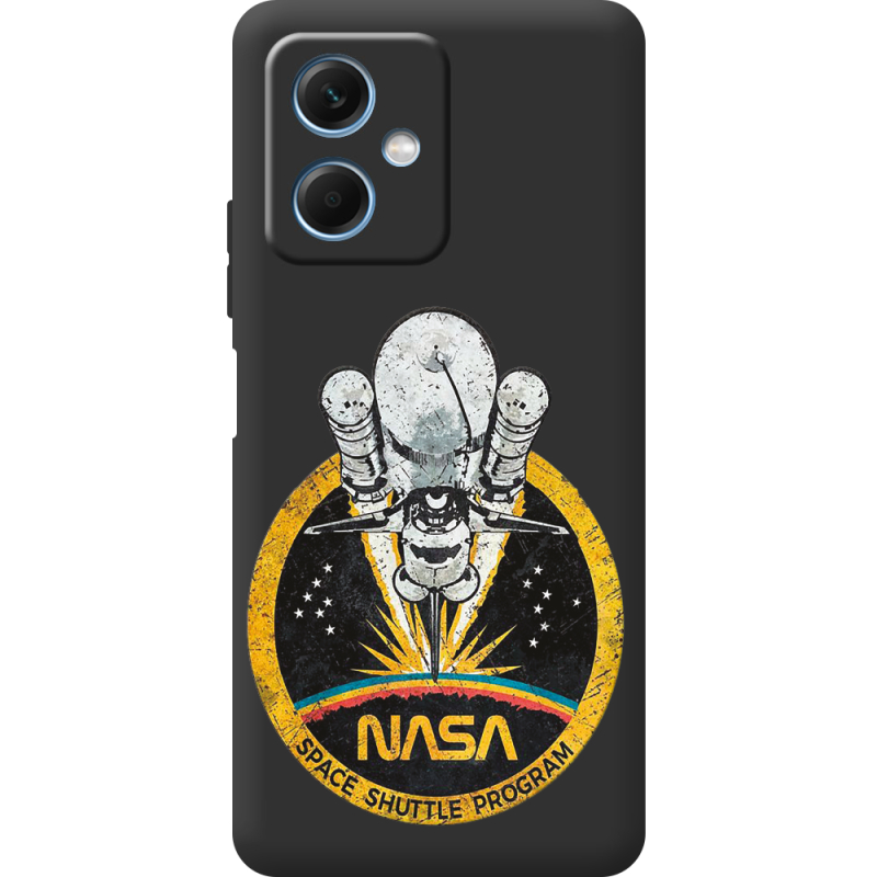 Черный чехол BoxFace Xiaomi Redmi Note 12 (China) NASA Spaceship