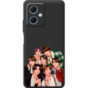 Черный чехол BoxFace Xiaomi Redmi Note 12 (China) BTS