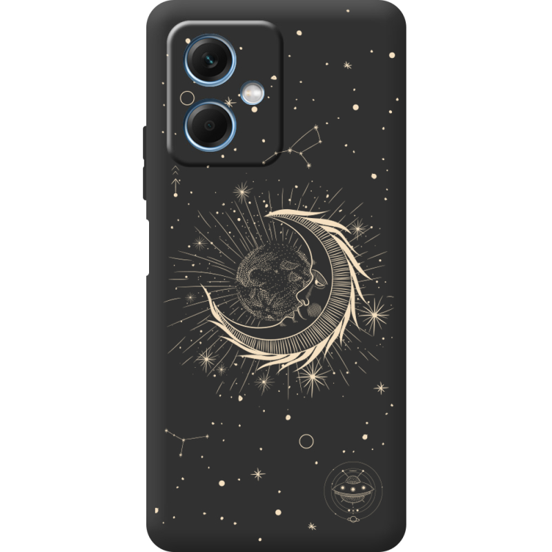 Черный чехол BoxFace Xiaomi Redmi Note 12 (China) Moon