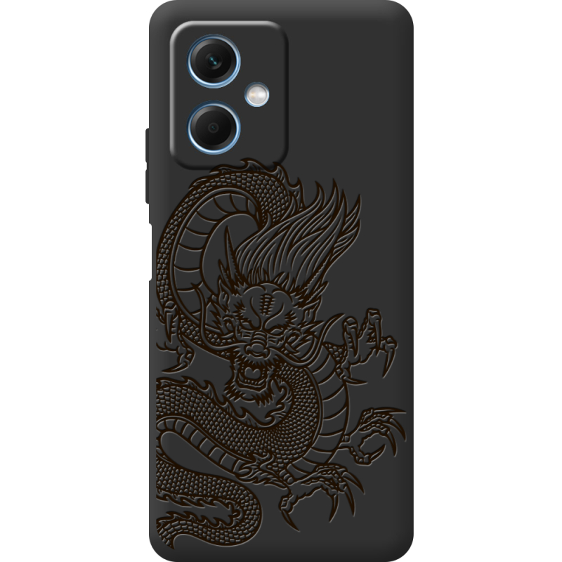 Черный чехол BoxFace Xiaomi Redmi Note 12 (China) Chinese Dragon