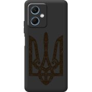 Черный чехол BoxFace Xiaomi Redmi Note 12 (China) Ukrainian Trident