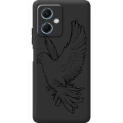 Черный чехол BoxFace Xiaomi Redmi Note 12 (China) Dove