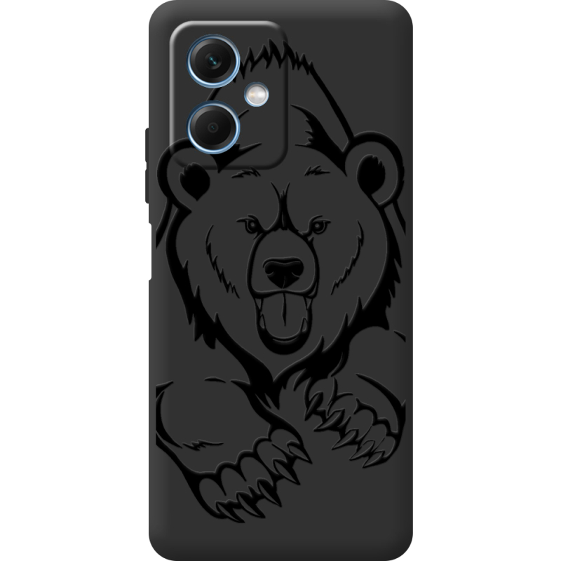 Черный чехол BoxFace Xiaomi Redmi Note 12 (China) Grizzly Bear