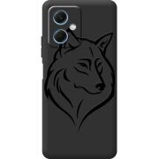 Черный чехол BoxFace Xiaomi Redmi Note 12 (China) Wolf