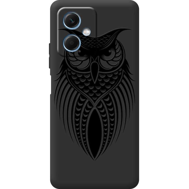 Черный чехол BoxFace Xiaomi Redmi Note 12 (China) Owl