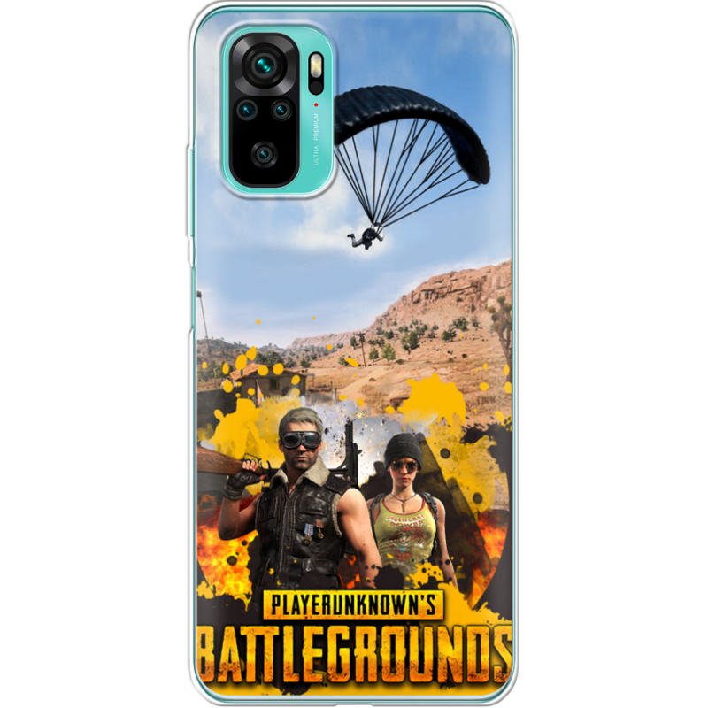 Чехол BoxFace Poco M5s Pubg parachute