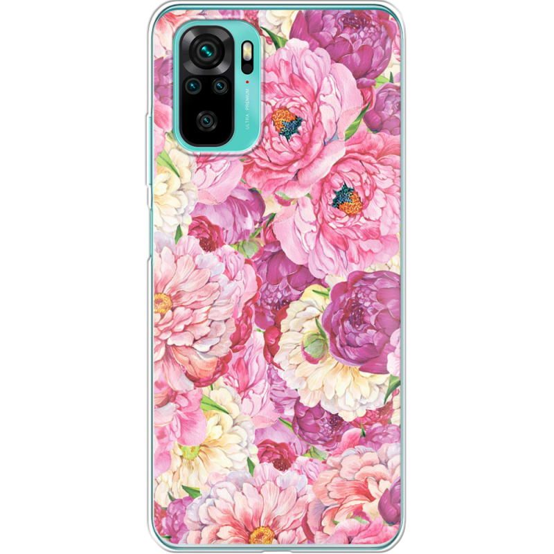 Чехол BoxFace Poco M5s Pink Peonies