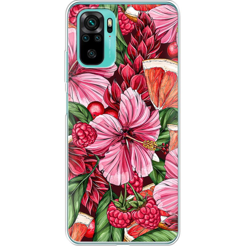 Чехол BoxFace Poco M5s Tropical Flowers